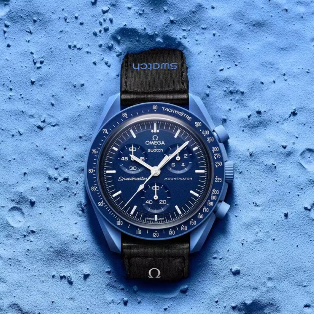 🍪 Swatch x Omega MoonSwatch Mission to Neptune | Bioceramic Blue